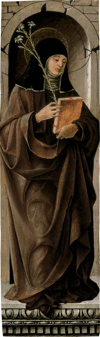 Saint Clare à Francesco del Cossa