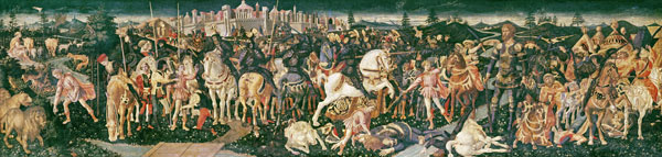 Der Triumph von David und Saul, c. 1445-55 à Francesco di Stefano Pesellino