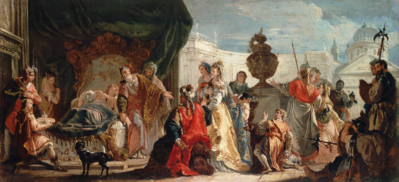 Antiochus and Stratonice à Francesco Fontebasso