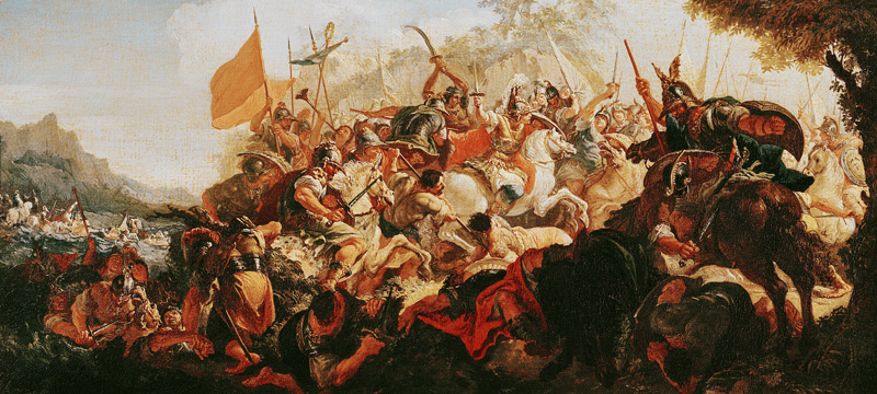 The Battle of the Granicus in May 334 BC à Francesco Fontebasso