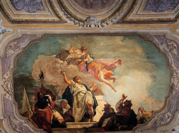 F. Fontebasso, Sacrifice d''Iphigenie à Francesco Fontebasso