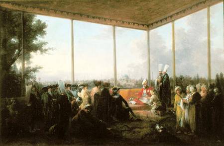Audience Given in Constantinople by the Grand Vizier Aimali Carac for Francois-Emmanuel Guignard (17 à Francesco Giuseppe Casanova