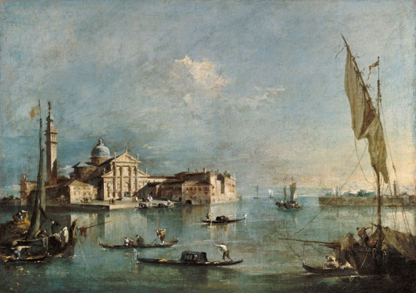 View of the San Giorgio Maggiore Island à Francesco Guardi