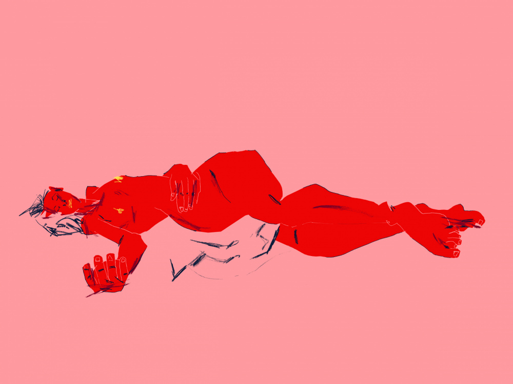 A Girl Asleep Pink à Francesco Gulina