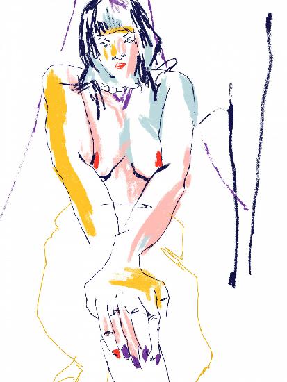 Woman With Crossed Hands