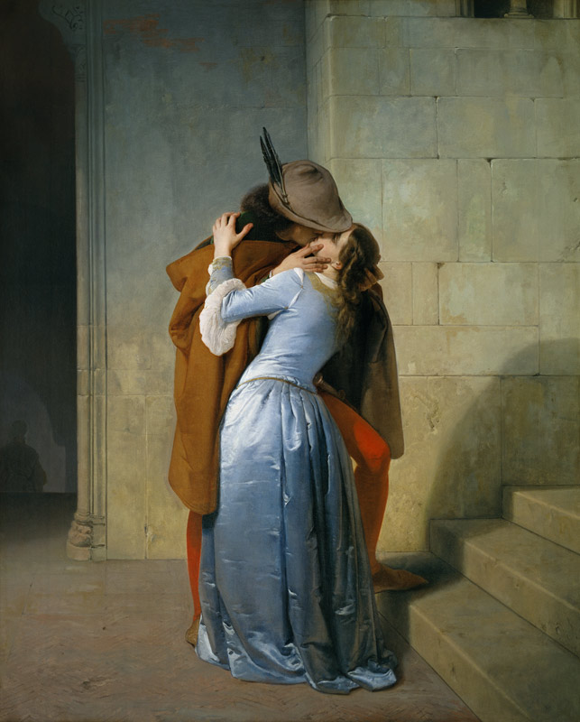 Le baiser à Francesco Hayez