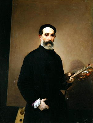 Self Portrait (oil on canvas) à Francesco Hayez