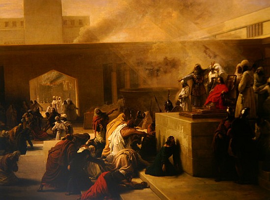 The Coronation of Joas à Francesco Hayez