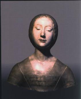 Bust of a young woman