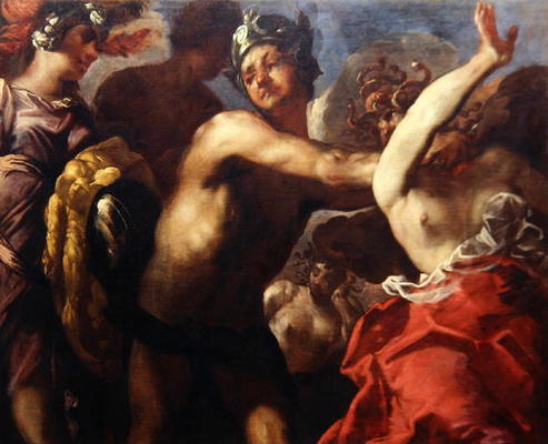 Perseus Beheading Medusa, 1660 (oil on canvas) à Francesco Maffei