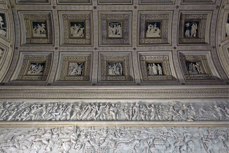The Room of the Stuccoes (Camera degli Stucchi) of the Palazzo del Tè à Francesco Primaticcio