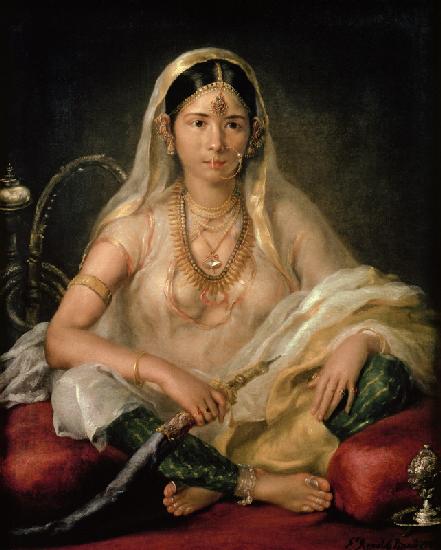 Portrait of a Mogul Lady