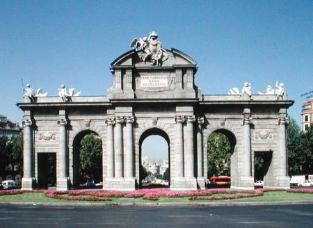 View of the Alcala Gate from the east à Francesco Sabatini