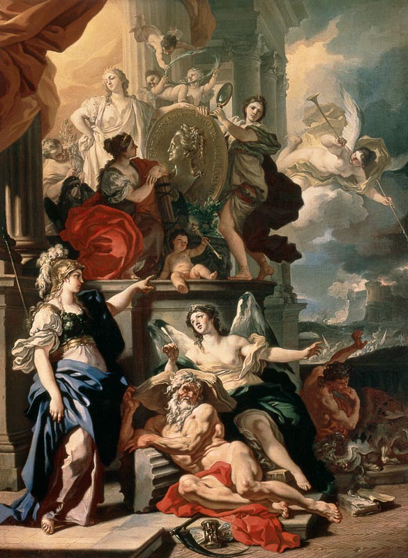 Allegory of a Reign à Francesco Solimena