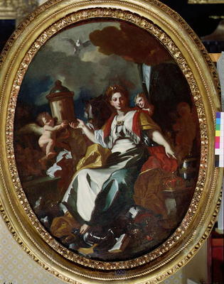 Allegory of Europe (oil on canvas) à Francesco Solimena