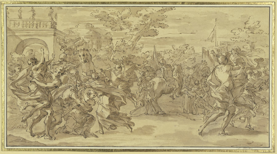 Abduction of the Sabine women à Francesco Solimena