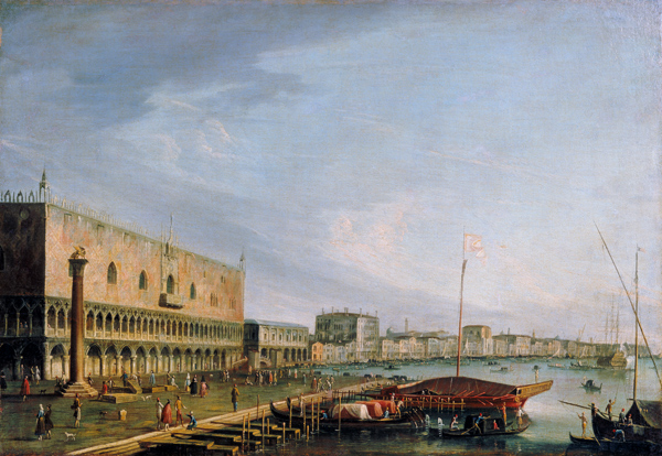 View of the St. Mark's Square with the Doges palace in Venice à Francesco Tironi