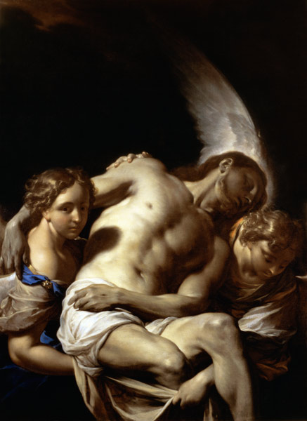 Christ Supported by Angels à Francesco Trevisani