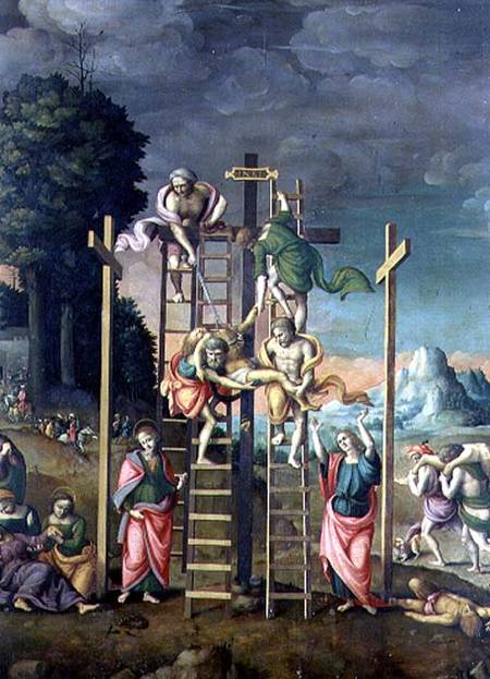 The Deposition of Christ à Francesco Ubertini Verdi Bachiacca
