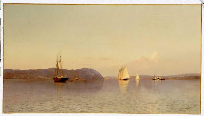 Late Afternoon, Haverstraw Bay à Francis Augustus Silva
