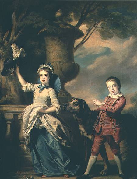 The Children of Sir Edward and Dame Ann Astley à Francis Cotes