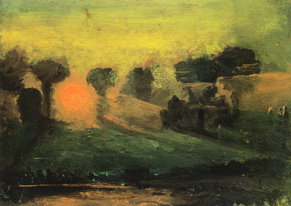 Sunset through Trees à Francis Danby