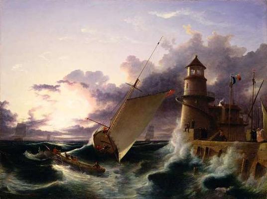 Shipwreck (oil on canvas) à Francis Danby