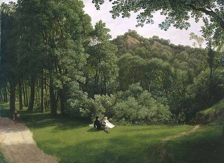 View of Blaise Castle Woods à Francis Danby