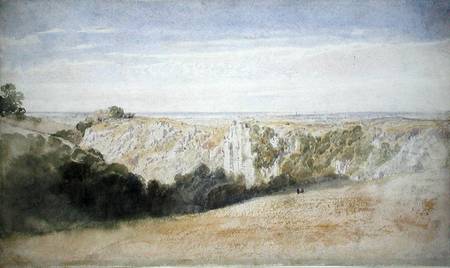 View near the Cheddar Gorge à Francis Danby