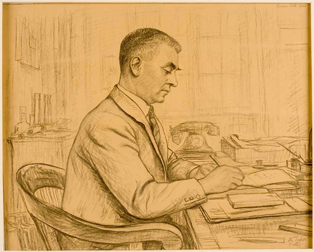 The Superintendent, Birtley (Leonard S. Flatman) à Francis Dodd