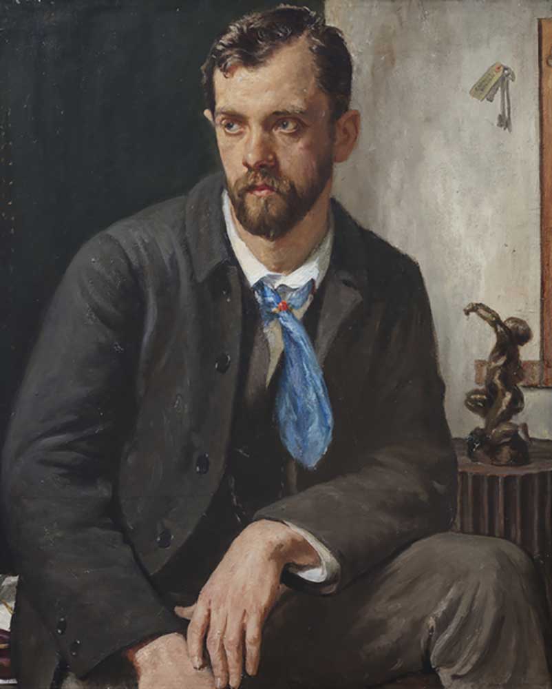 Portrait of Charles Holden à Francis Dodd