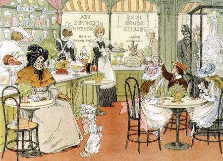 The Tea Shop, from 'The Book of Shops' à Francis Donkin Bedford