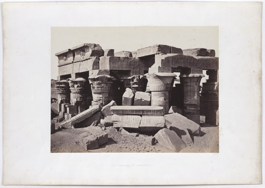 Temple of Kom Ombo in Upper Egypt à Francis Frith