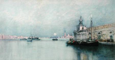 Moonrise on the Grand Canal à Francis Hopkinson Smith