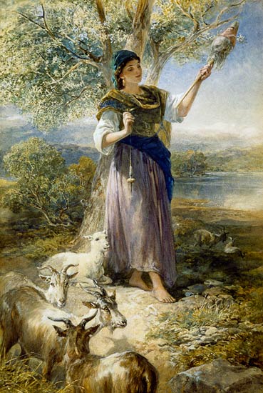 A Spanish Goatherd à Francis William Topham