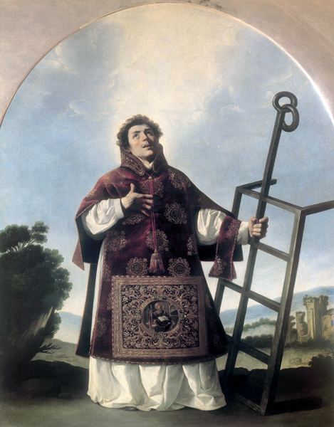 F.de Zurbaran / St.Lawrence à Francisco de Zurbarán (y Salazar)