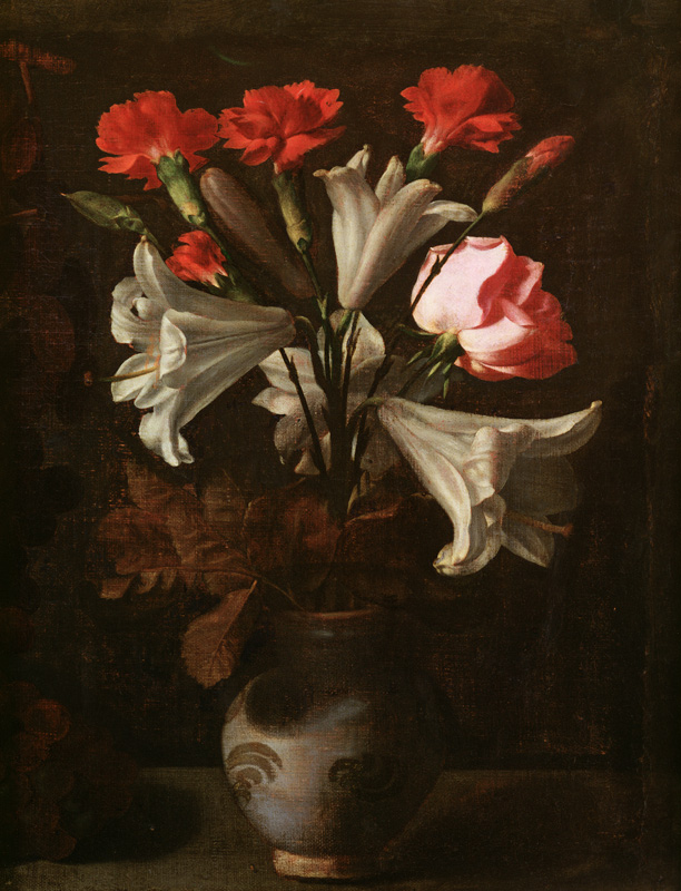 Flowers à Francisco de Zurbarán (y Salazar)