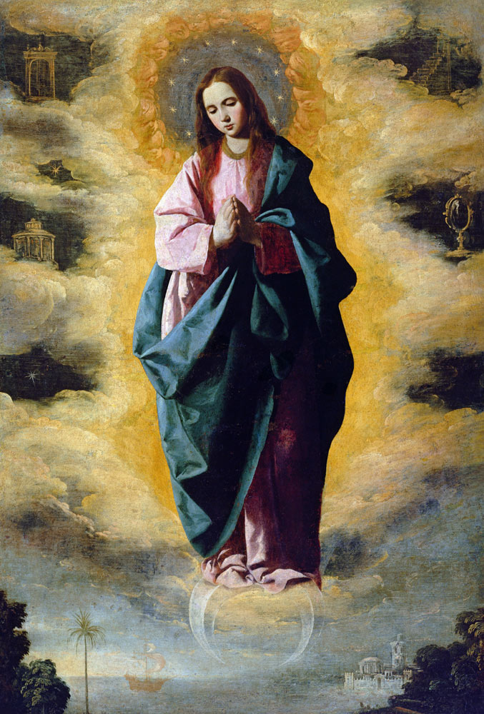 The Immaculate Conception à Francisco de Zurbarán (y Salazar)