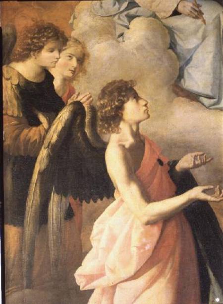 Angels: Detail from The Apotheosis of St. Jerome à Francisco de Zurbarán (y Salazar)