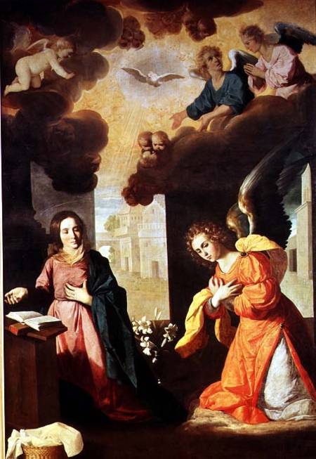 The Annunciation à Francisco de Zurbarán (y Salazar)