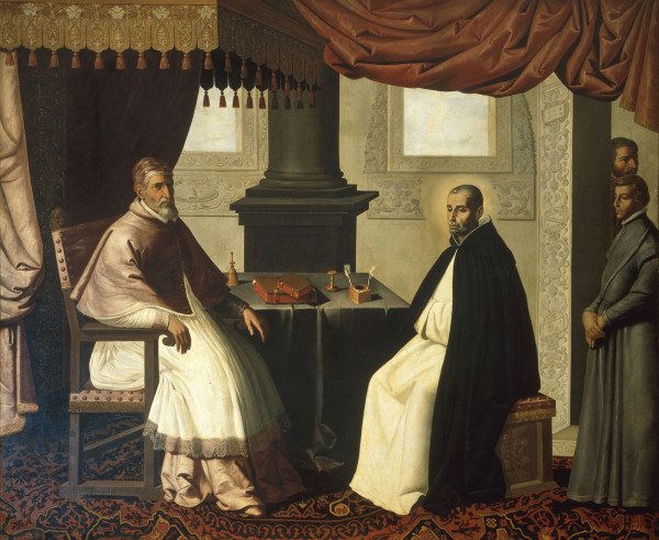 F.de Zurbarán, Bruno and Urban II à Francisco de Zurbarán (y Salazar)