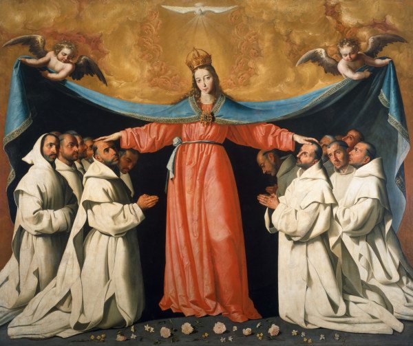 F.de Zurbarán, Madonna of protect.cloak à Francisco de Zurbarán (y Salazar)