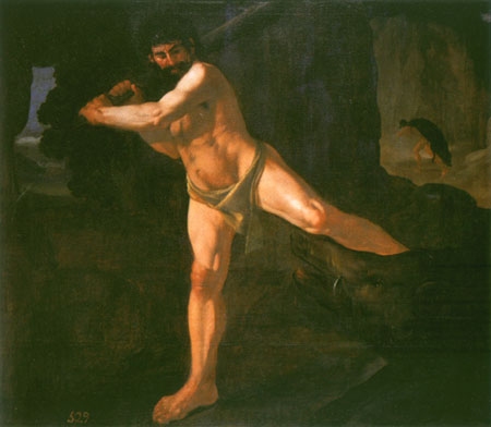 Le Hercule combat le sanglier d'Erymanthe à Francisco de Zurbarán (y Salazar)