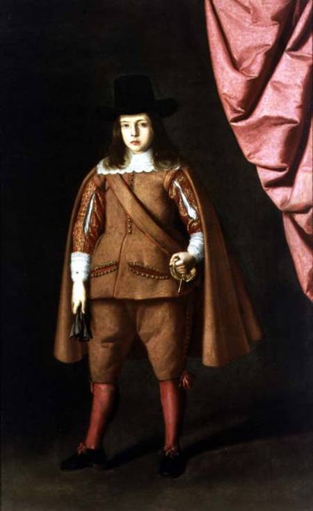 Portrait of a boy (The Duke of Medinaceli) à Francisco de Zurbarán (y Salazar)