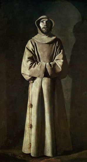 St. Francis (1181-1226) à Francisco de Zurbarán (y Salazar)