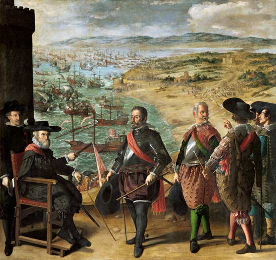 The Defence of Cadiz against the English à Francisco de Zurbarán (y Salazar)