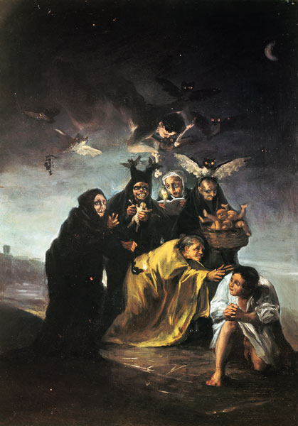 The Witches' Sabbath à Francisco José de Goya