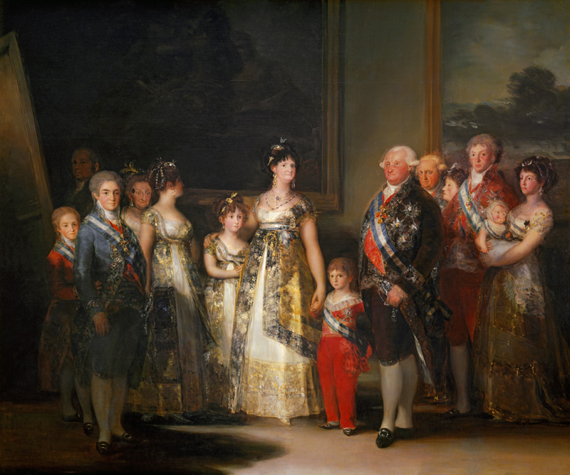 Charles IV (1748-1819) and his family à Francisco José de Goya