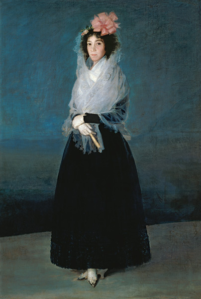 portrait de la comtesse del Carpio à Francisco José de Goya