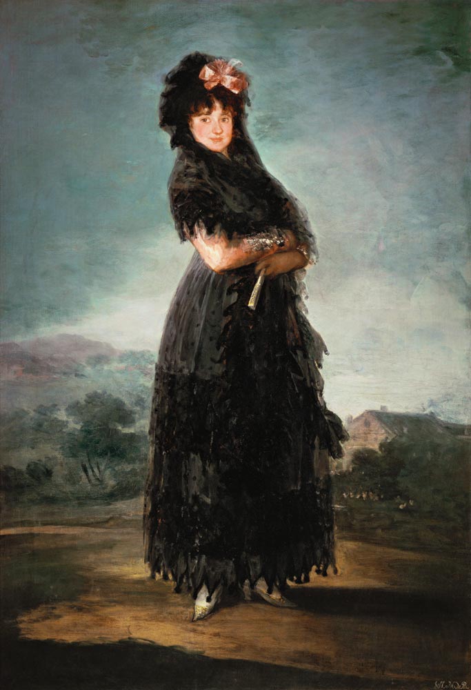 Mariana Waldstein, Marquise de Santa Cruz à Francisco José de Goya